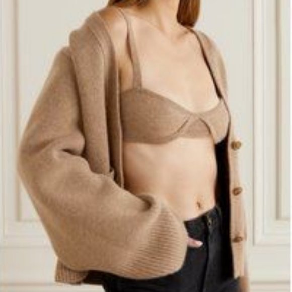 KHAITE Other - NWT Khaite Eda Bralette in Camel Size M